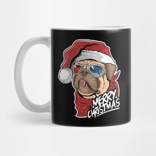 Christmas Pug Mug